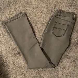 Grey Flared Bottom Jeans